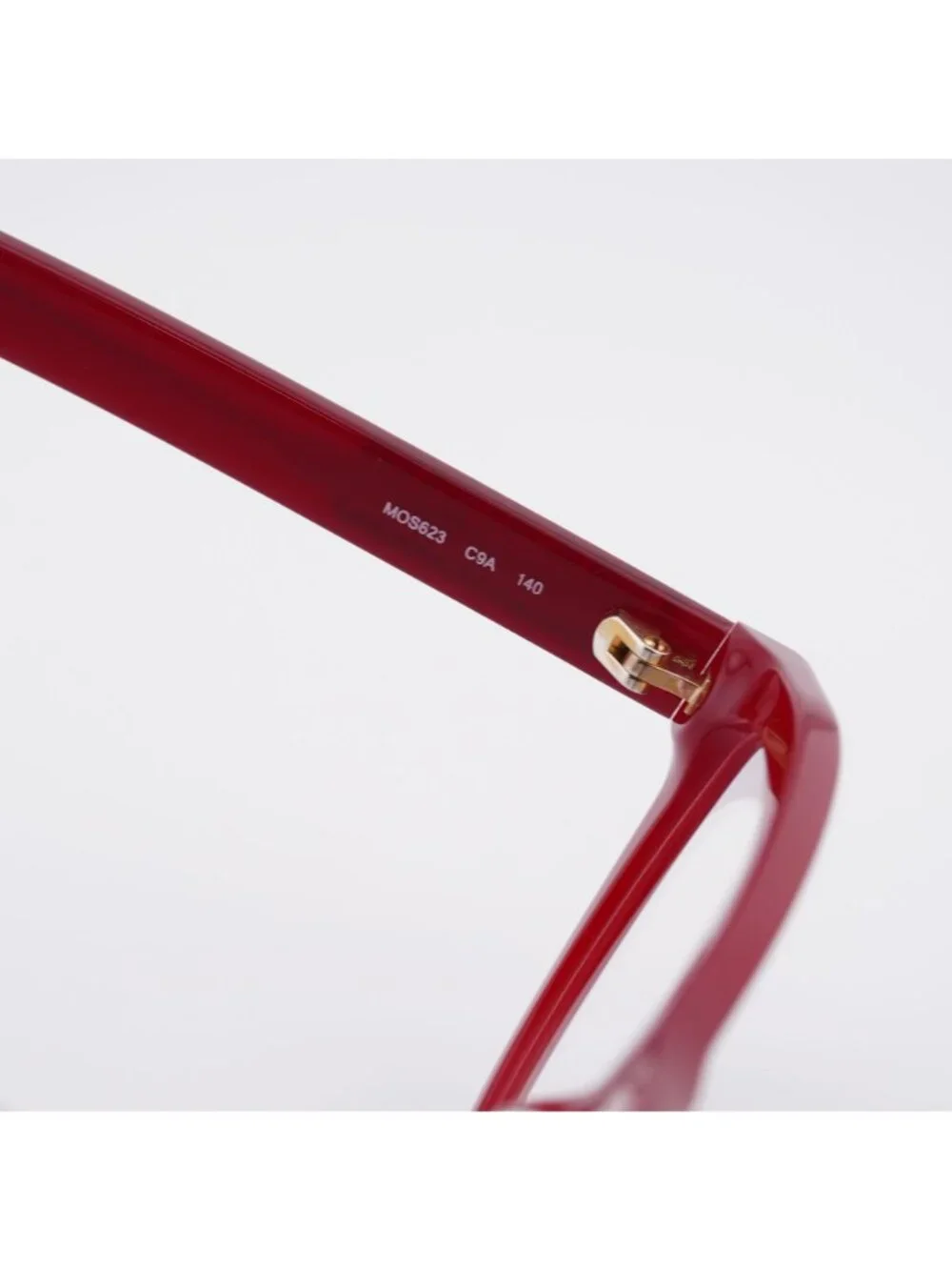 Moschino MOS623 0C9A 00 Eyeglasses Red 52mm Cat Eye Frame